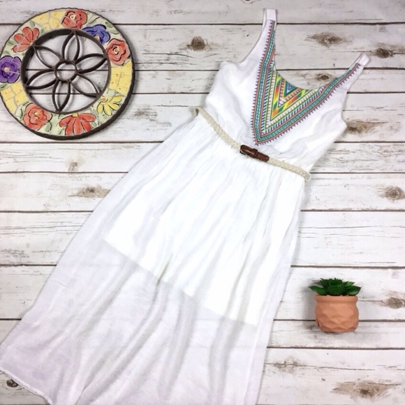 Lily Rose Dresses & Skirts - Lily Rose White Embroidered Festival Sundress NWOT